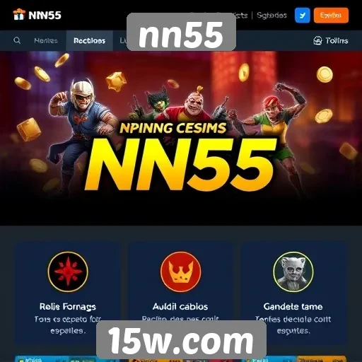 Análise das funcionalidades do site de jogos nn55